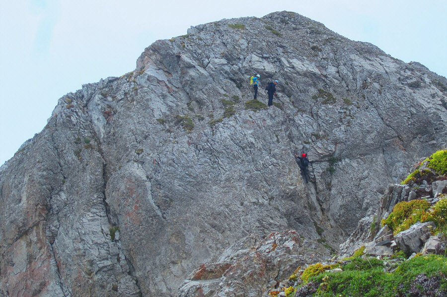 Thank you, Zosia, for getting some pics of us on the crux!