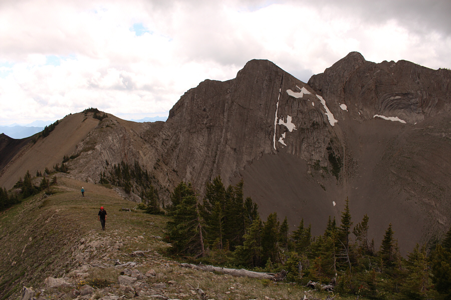 It took us about 2 hours to get from the knob to this spot.
