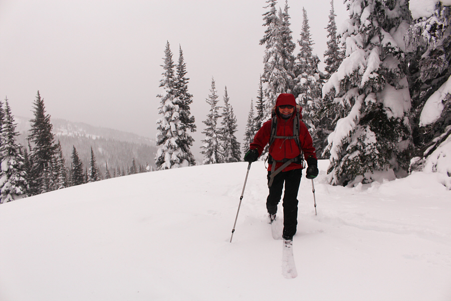 Zosia przyjeżdża na szczycie Trawnik Góry.