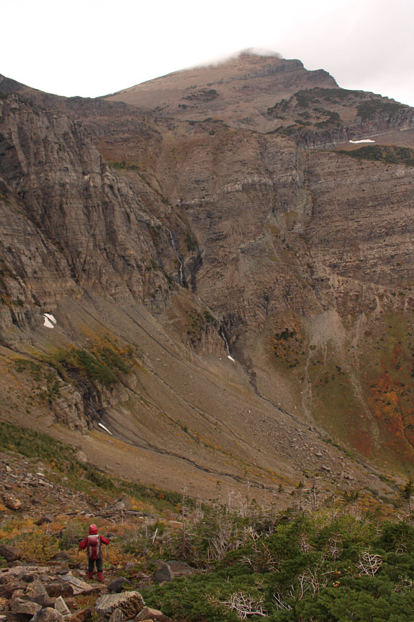 Keep veering to skier's left for the easiest terrain.