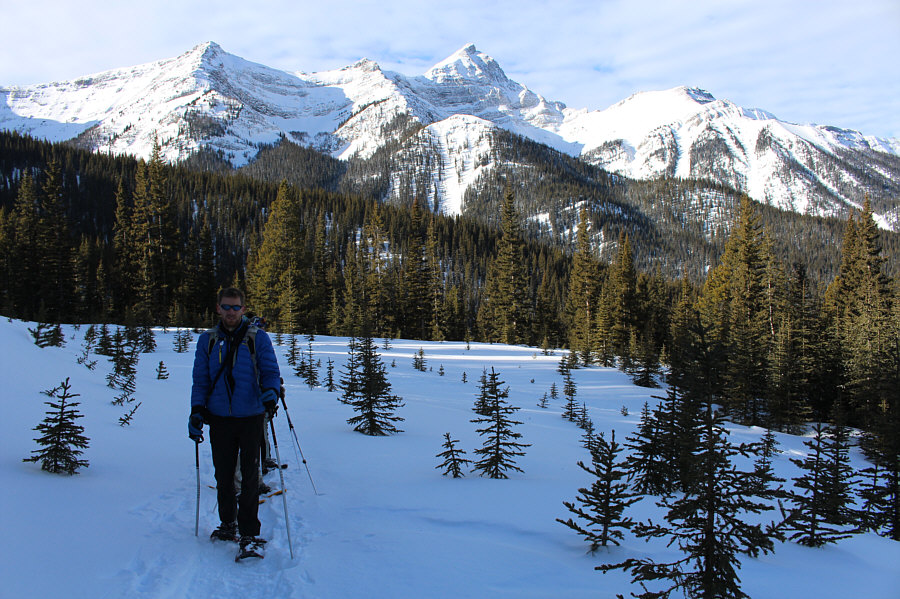 Yep, we're walking in ski tracks, so sue us!!