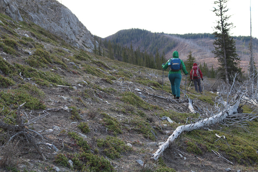 We will be coming down from the left later in the day!