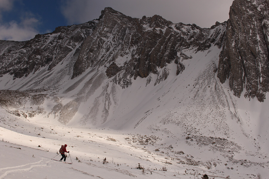 Zosia's first downhill run on her AT skis! Yay!