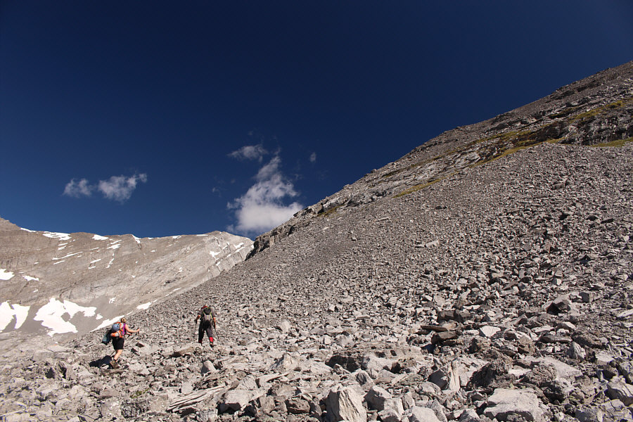 Actually, this part wasn't too bad. The scree gets worse further up...