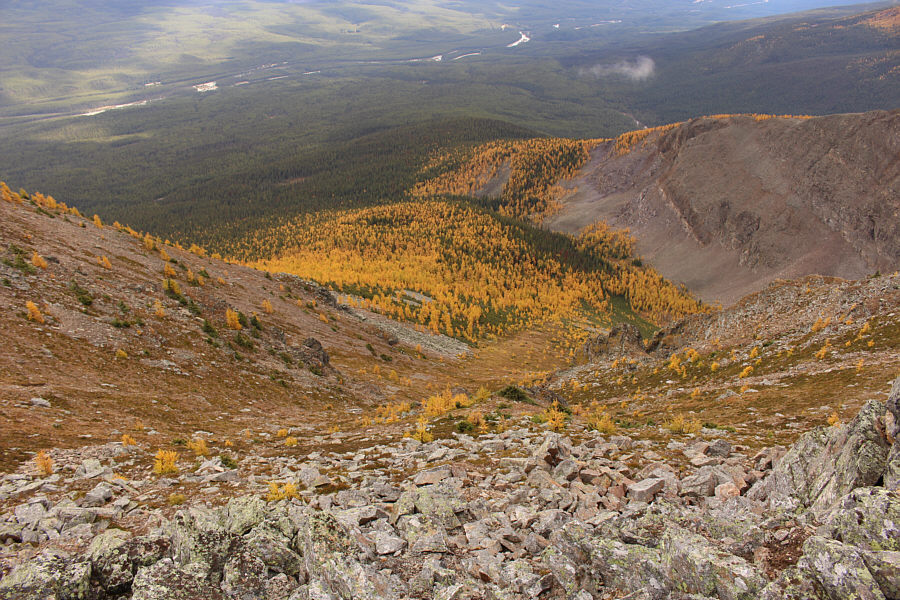 This was the ascent route of Rachel O's group.