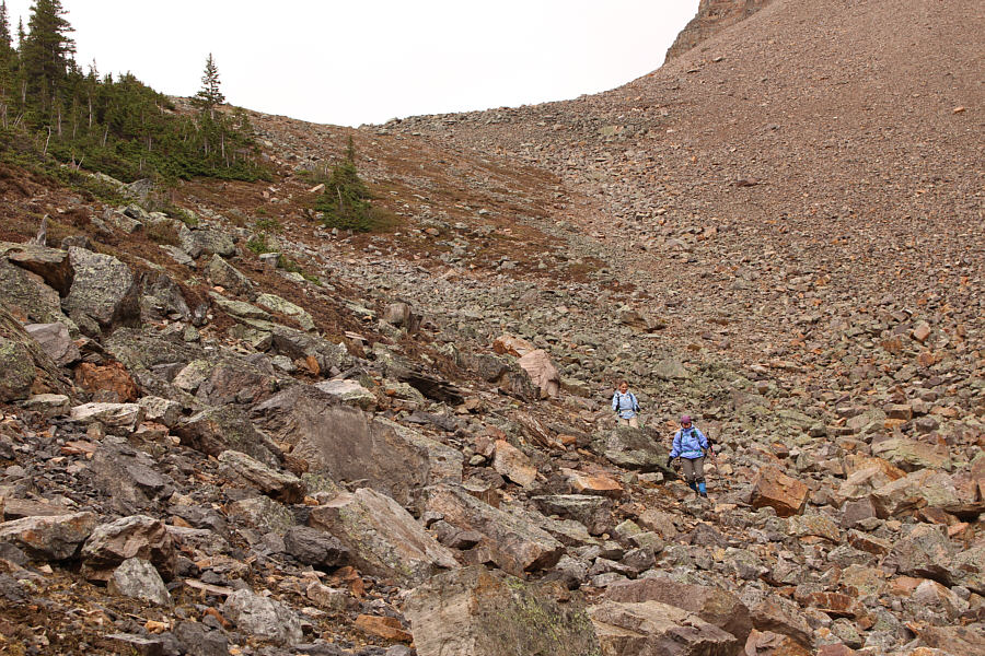 Bits of trail here and there help.