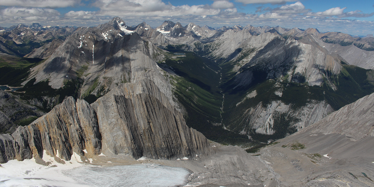 Mount Putnik, which looked so prominent from below, doesn't look like much from up here!