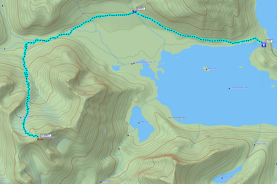 This mountain really deserves more visits as it is a great scramble from start to finish.