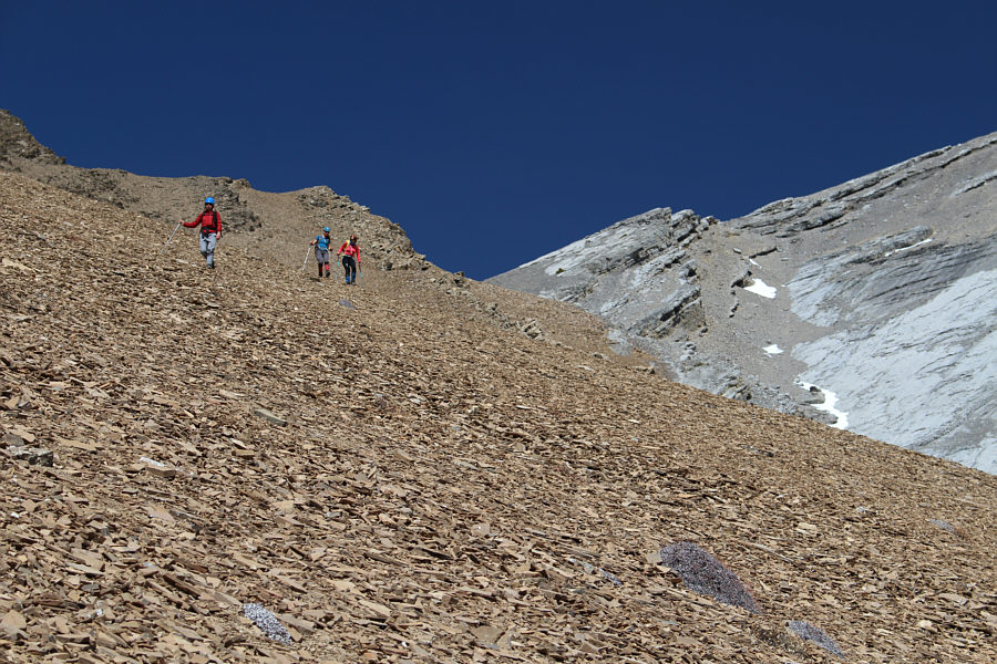 Not the best scree surfing I've done, but it's passable.