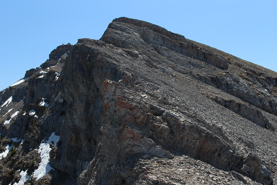 Tackling the ridge head-on might be fun too.
