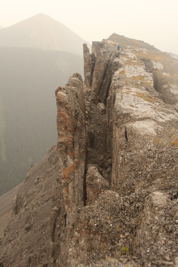I'm taking this photo from the actual summit, believe it or not!