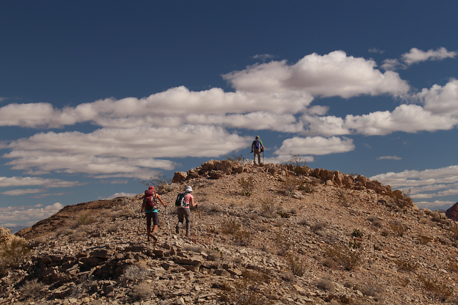 This high point is the same elevation as the summit of Pinto Valley Castle.