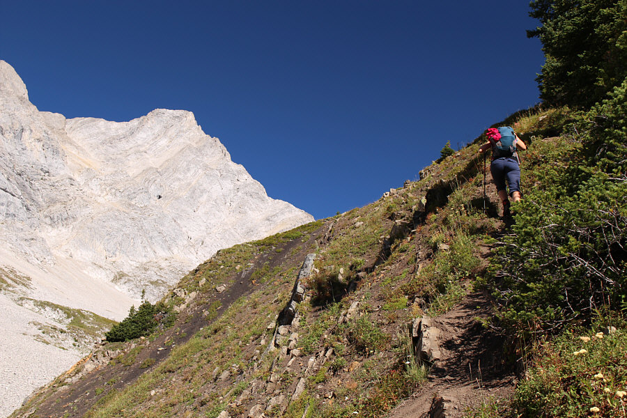 I would still rather climb up this end of the ridge than the north end!
