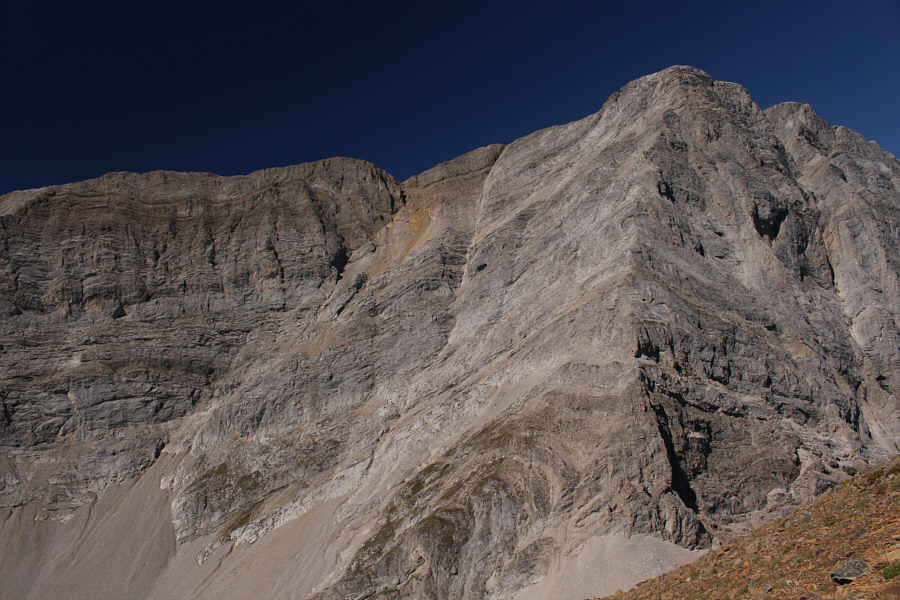 Hard to believe there's a moderate scramble route up all that!