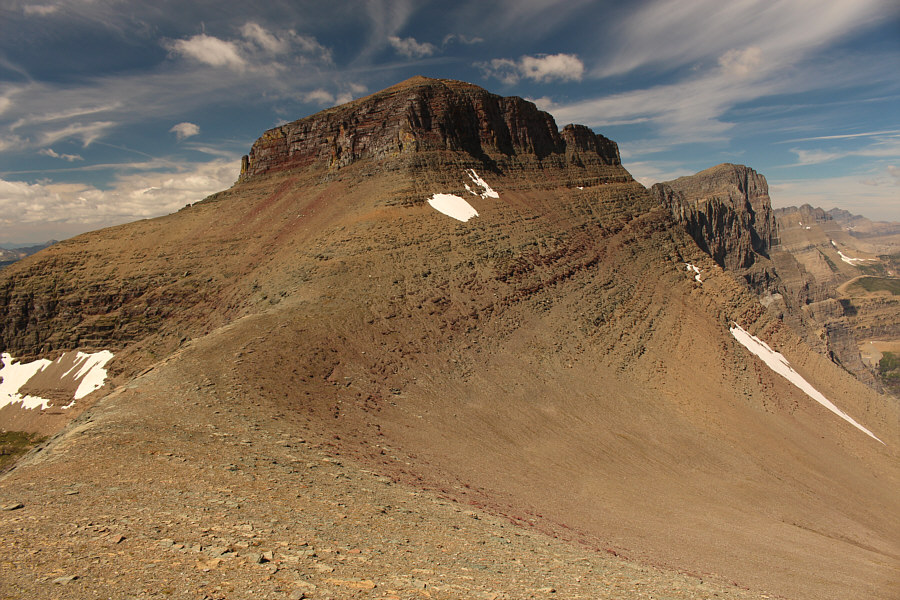 Hard to believe there are a couple of scramble routes up those cliffs!