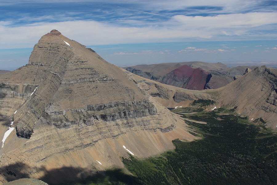 Definitely the easiest to climb of the six 10,000-foot peaks in GNP. 