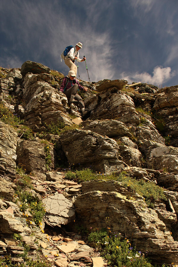 Just watch out for Dinah's flying hiking poles!