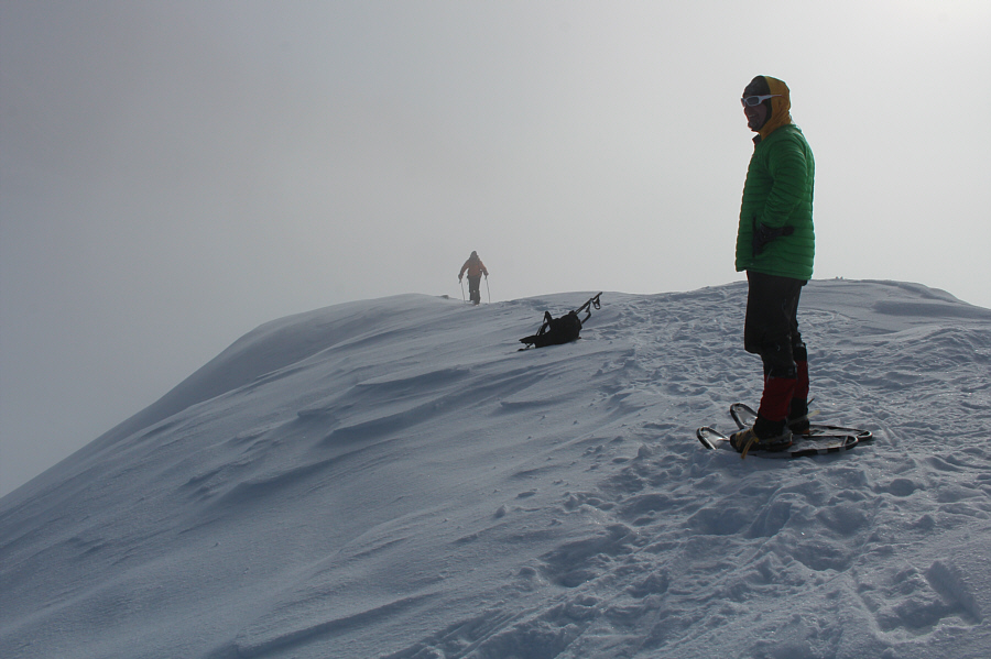 Matt is slowly freezing his ass up here...