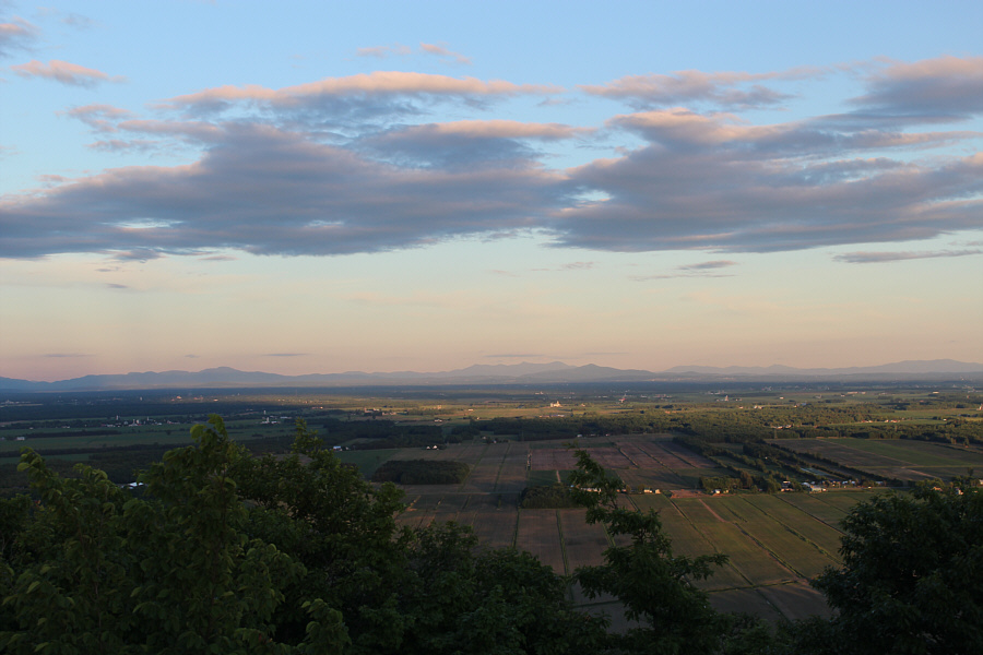 It's a beautiful night on the 'island'.