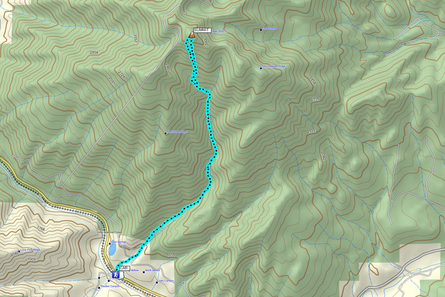 Lots of elevation gain, but it's all easy hiking.