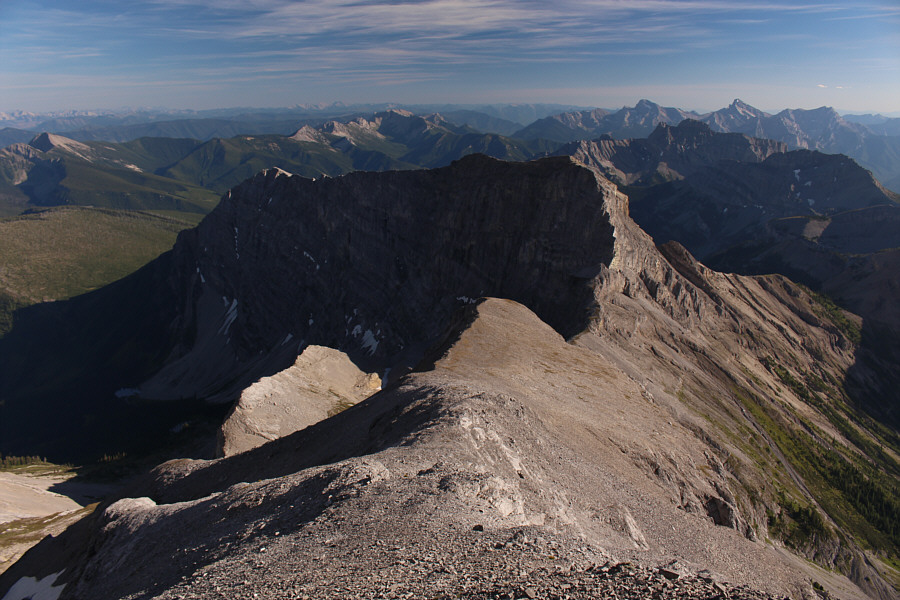 The approach from the Bull River Road would be shorter although the drive to get to the start would be much longer.