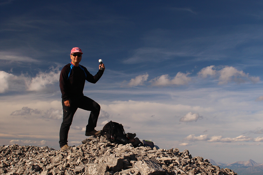 Mine was the 12th recorded ascent since 1979 but the second one in as many days!