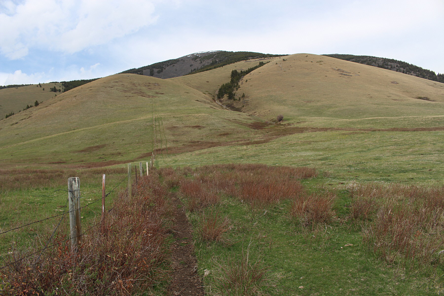 The fence ends halfway up the near hill...why bother putting it up in the first place?!