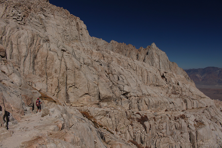 Can you spot the hiker at the extreme far right?