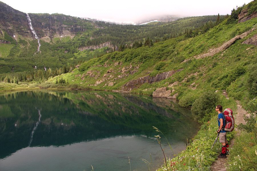 A beautiful pond...wish we could have camped here!