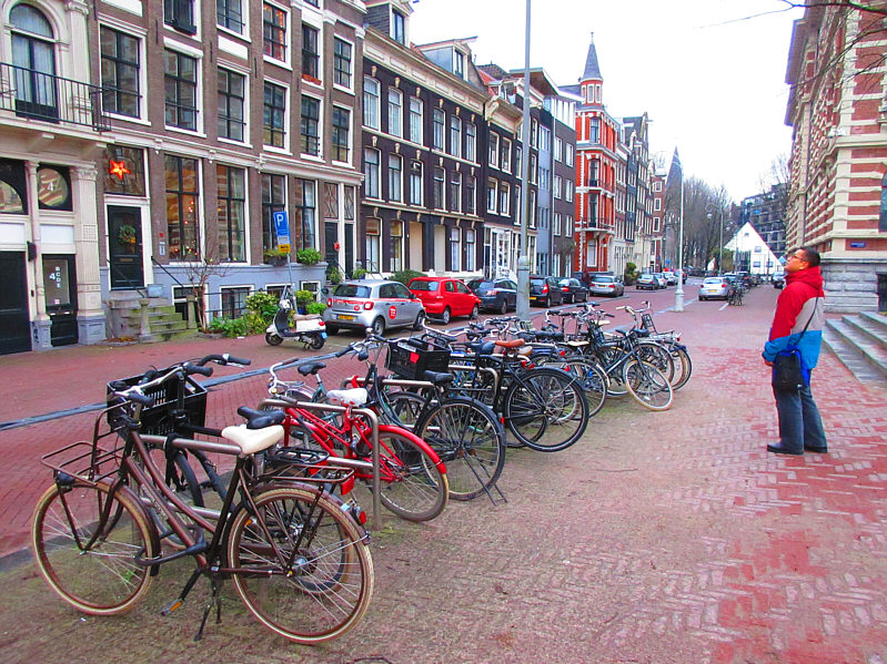 "Bike theft is a fact of life in Amsterdam."