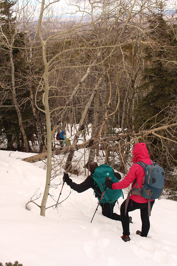 Maybe bringing skis wasn't such a bad idea...