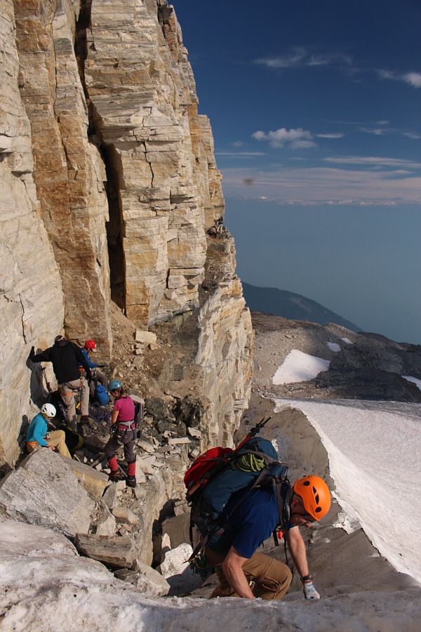 Be careful. Some of the big rocks here are loose and easy to roll.