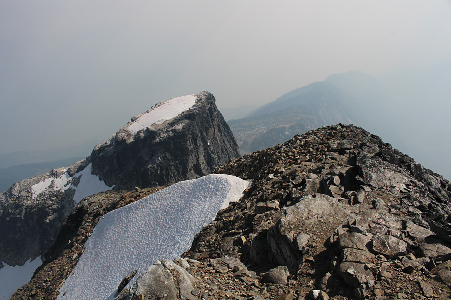 Apparently, some paragliders use the east summit as a launch point!