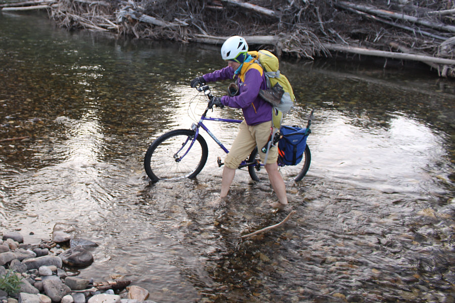 The water was painfully cold!