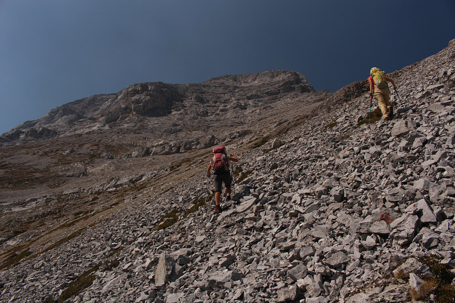 Need to start traversing to far left here.