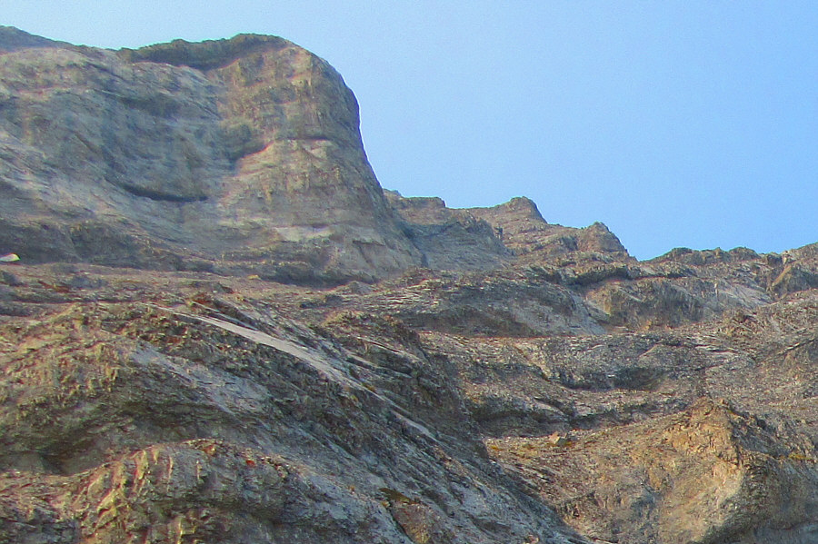 We still had a lot of climbing left at this point, but route-finding was straightforward here.