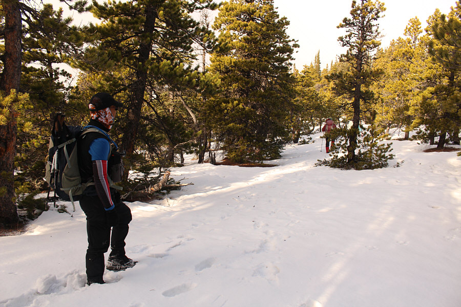 There was some post-holing here, but it wasn't too bad.