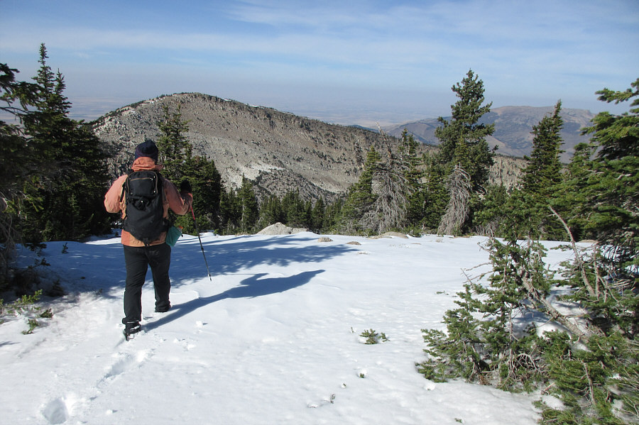 Never thought I would be post-holing on a lowly mountain in southern Idaho in October!