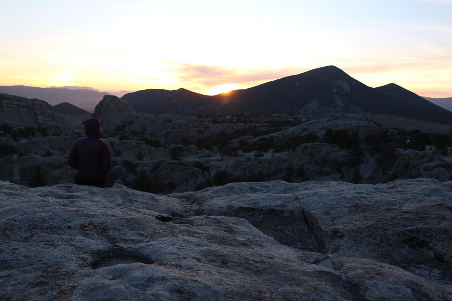 Not nearly as nice as the sunrise we saw from the top of Hayden Peak two days earlier.