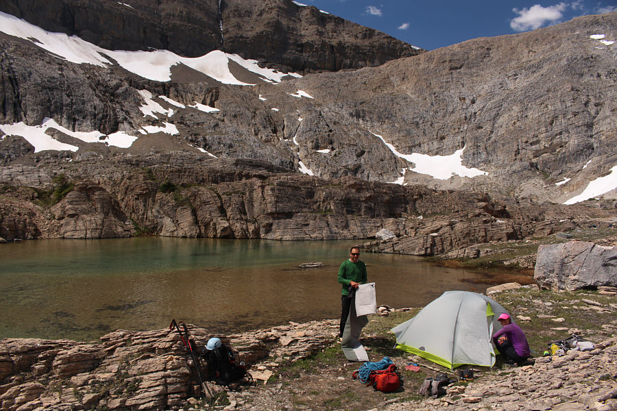 Tip: Don't leave your trekking poles unattended here. Rodents will chew on the straps!