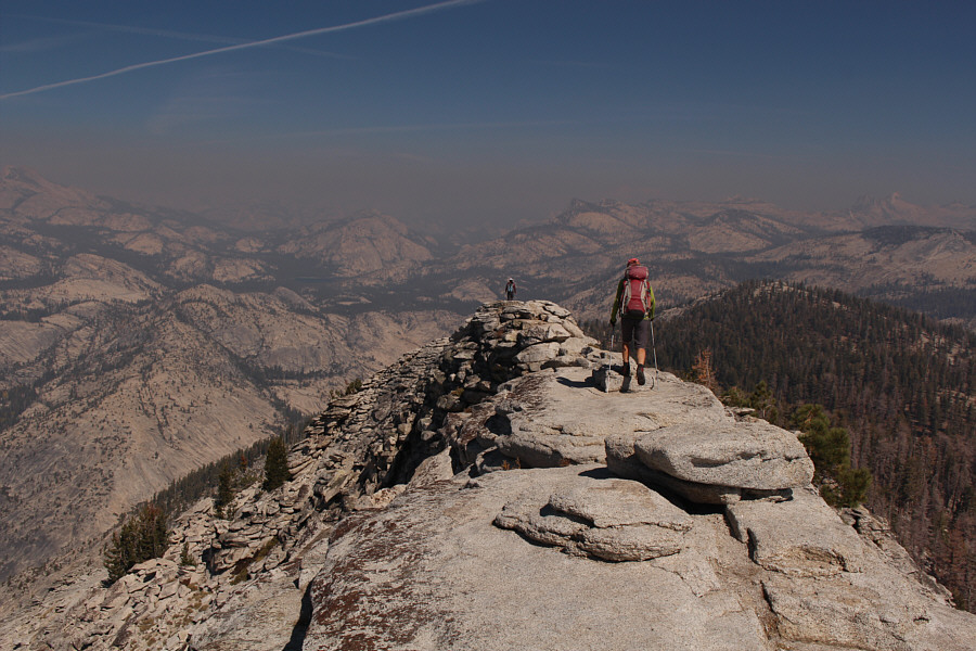 Of course, the haziness started to clear just as we were leaving!