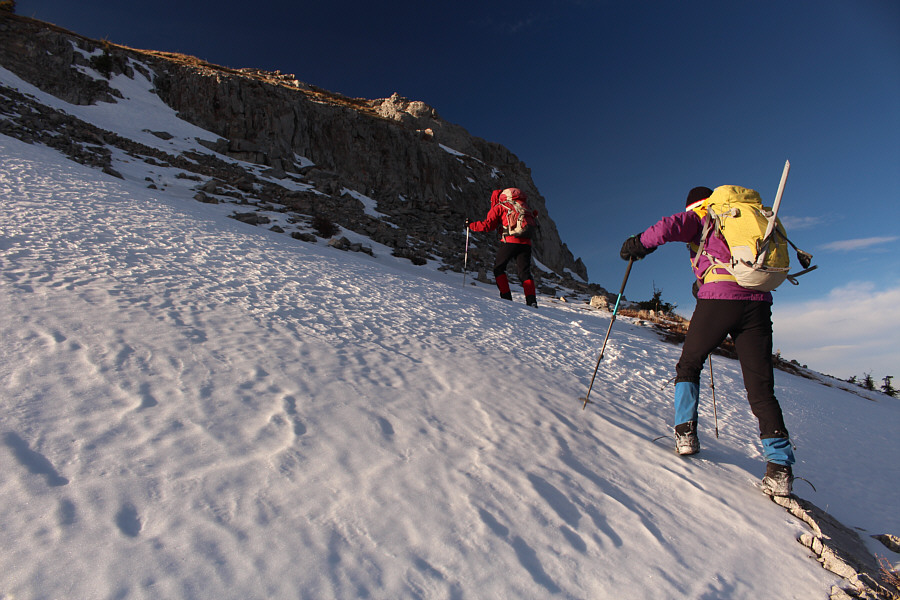 Hard-packed snow slopes are no match for Polish girls!