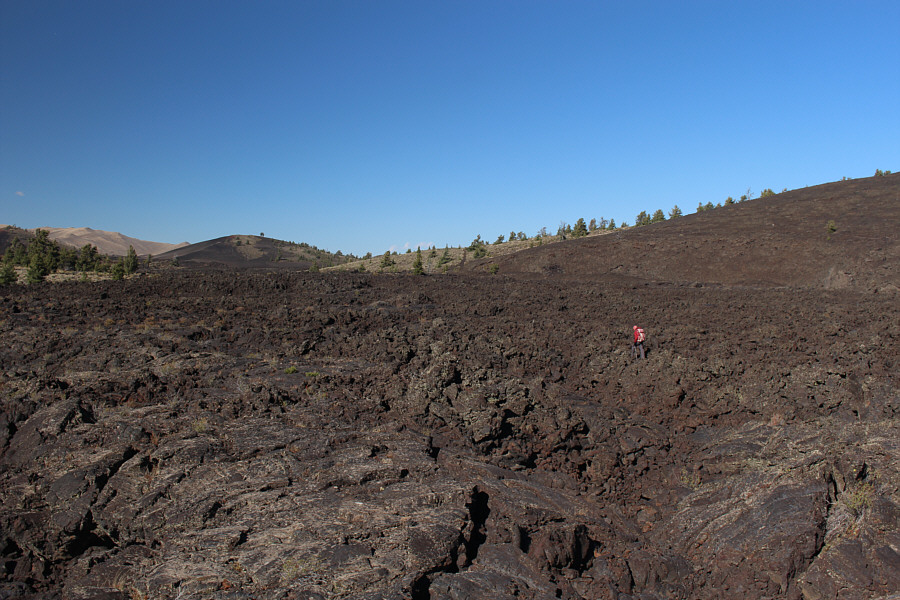 Not the easiest terrain to walk through...