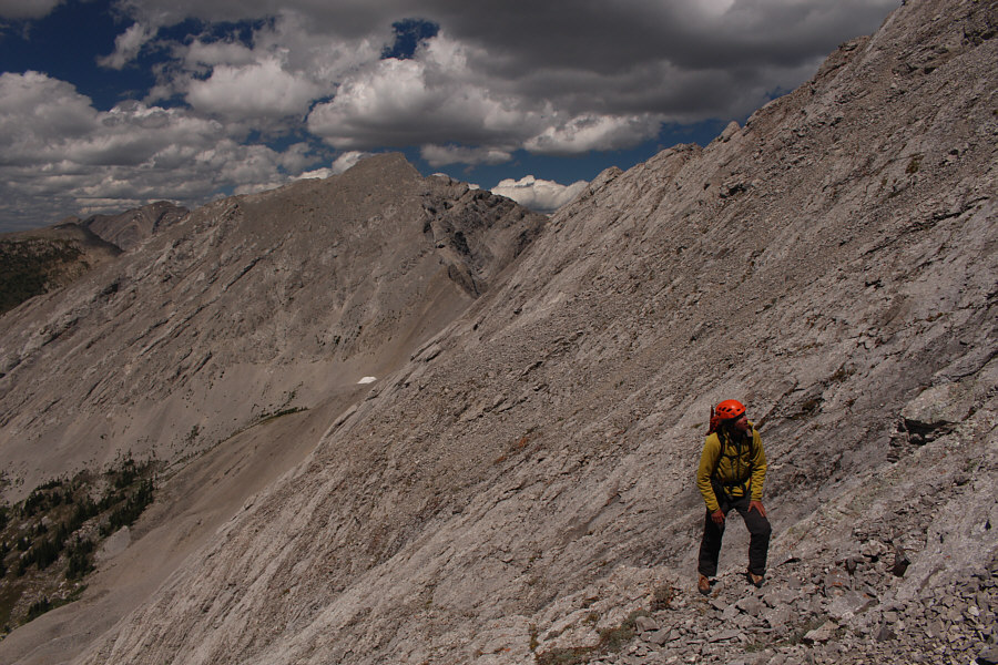 This part is a long uphill grind.