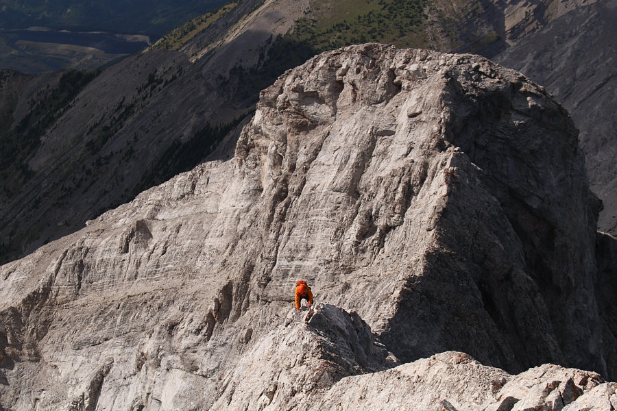 I'm not sure why, but Raff was climbing like a madman here!
