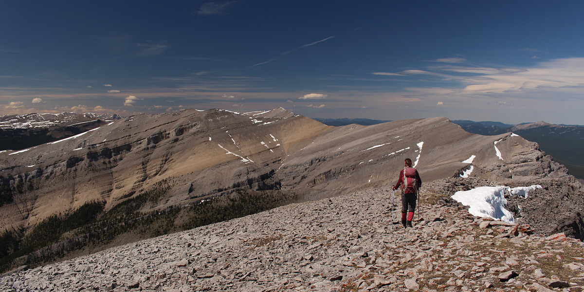 It was too nice of a day to pass up on this long traverse.