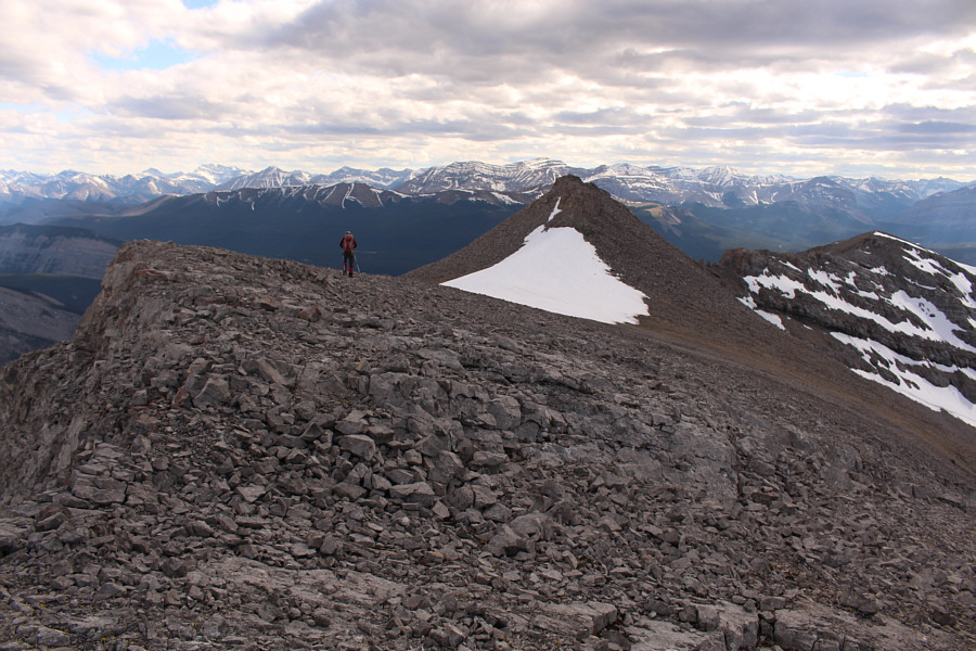 As usual, the summit you're NOT standing on always looks higher!
