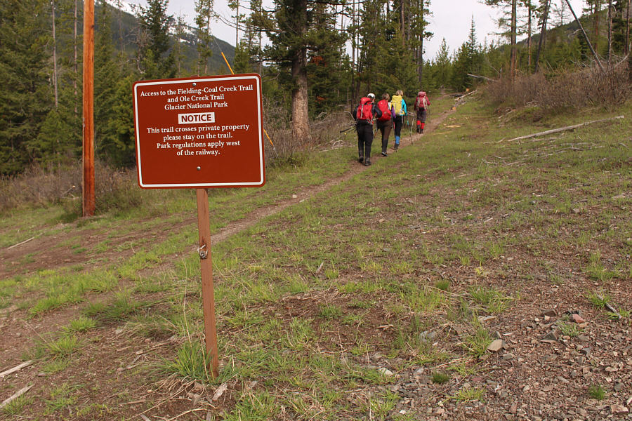 Looks like we have a well-maintained trail to follow which is awesome!