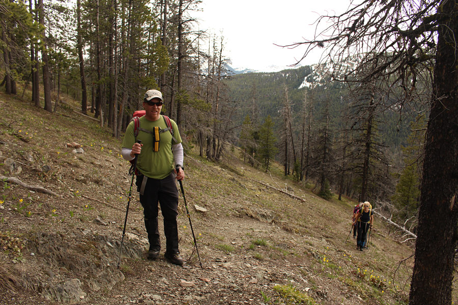 It's a great no-nonsense trail--no dips or undulations!