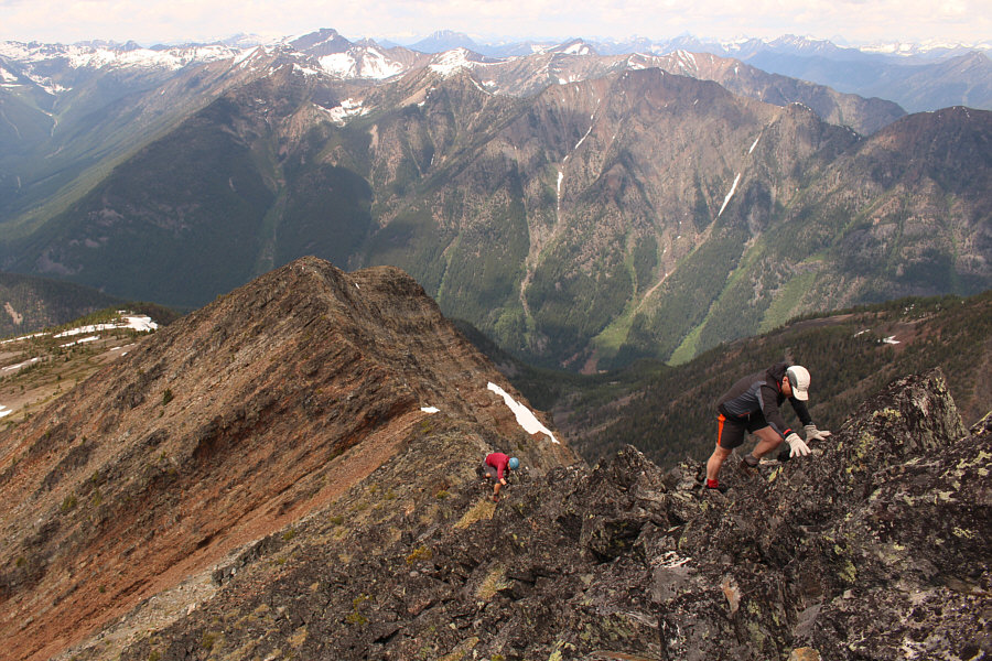 Moderately difficult with some mild exposure.